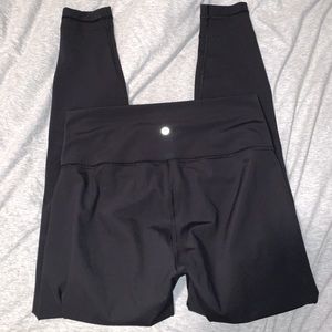 Lululemon Wunder Under Black Sz 8